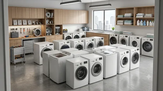 Oficina especializada em manutenção de máquinas de lavar que atende moradores do Jacaré